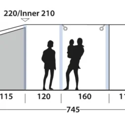Outwell Knightdale 8PA Air Tent -UK Outdoor Equipment Sales 2024 outwell knightdale 8pa air tent measurements