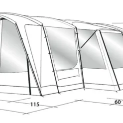 Outwell Montana 6PE Tent -UK Outdoor Equipment Sales 2024 outwell montana 6pe tent dimensions