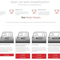 Powrtouch Evolution Twin Axle Auto Caravan Mover -UK Outdoor Equipment Sales 2024 powrtouch2 5