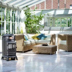 Provence 3kw Portable Gas Heater In Matt Black -UK Outdoor Equipment Sales 2024 provence11