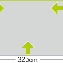 Quest Falcon 325 Poled Porch Caravan Awning -UK Outdoor Equipment Sales 2024 quest falcon 325 poled porch caravan awning height