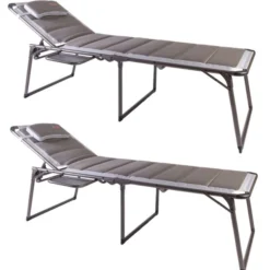 Pair Of Quest Elite Naples Pro Loungers