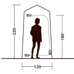 Outwell Seahaven Comfort Station Single Utility Tent -UK Outdoor Equipment Sales 2024 seahaven comfort station single height