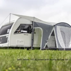 Sunncamp Swift Deluxe 220 SC Caravan Awning -UK Outdoor Equipment Sales 2024 swift deluxe 260 sc with side sun canopy 2