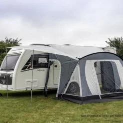 Sunncamp Swift Deluxe 325 SC Caravan Awning -UK Outdoor Equipment Sales 2024 swift deluxe 325 sc with side sun canopy 1