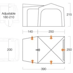 Vango Tailgate Hub Low Awning 21 Vango Tailgate Hub Low Awning -UK Outdoor Equipment Sales 2024 tailgate hub lowmain1