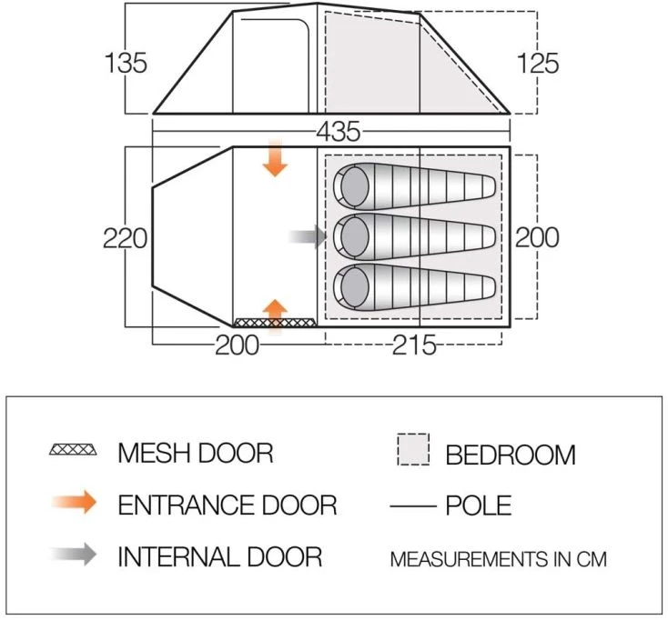 Vango Omega 350 Tent 3 Vango Omega 350 Tent - Image 3