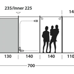 Outwell Vermont 7PE Tent -UK Outdoor Equipment Sales 2024 vermont 7pe specs
