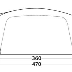 Outwell Vermont 7PE Tent Package -UK Outdoor Equipment Sales 2024 vermont 7pe width 1