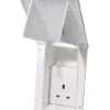 W4 UK Mains Flush Outlet 240V AC